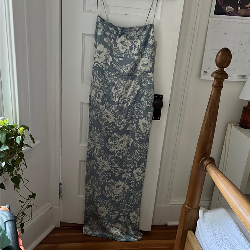 Reformation Frankie Silk Dress